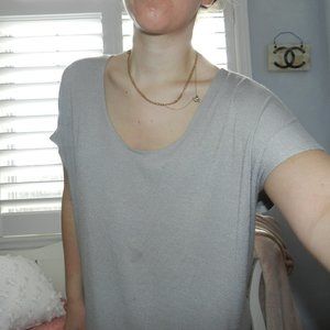 Wilfred Free - Ashen Color Loose T-Shirt Dress